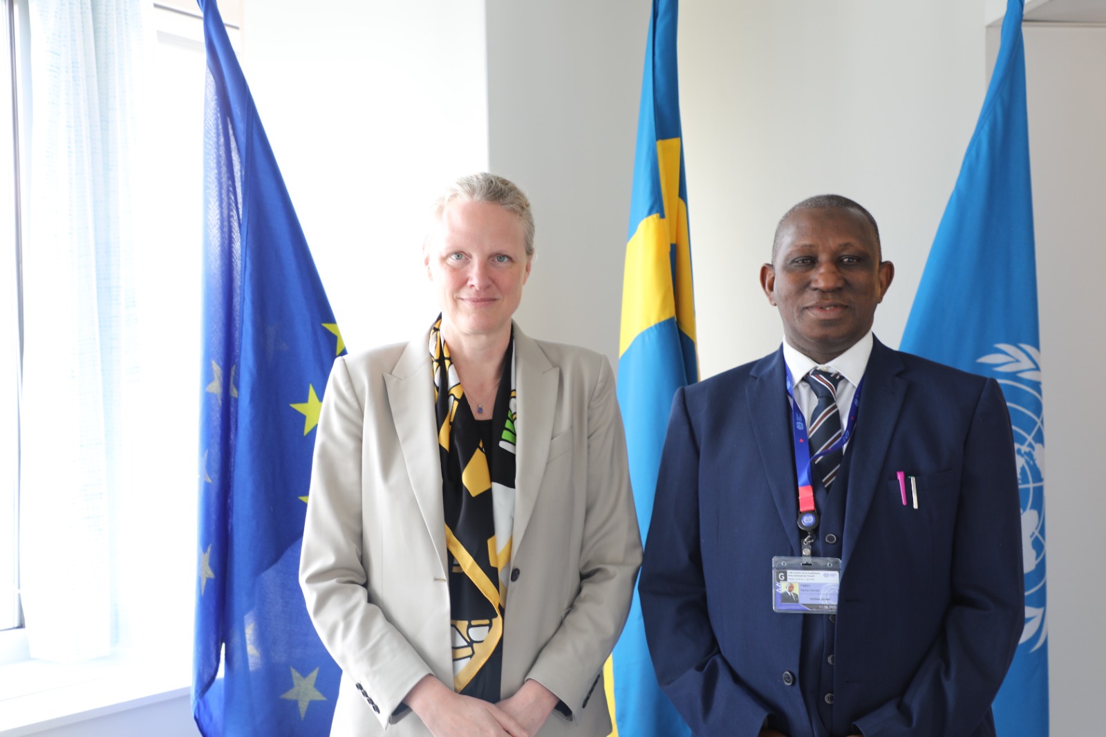 Sierra Leone’s Labour Minister, Alpha Timbo and Swedish Ambassador, Anna Jardfelt, Discuss Support for Sierra Leone