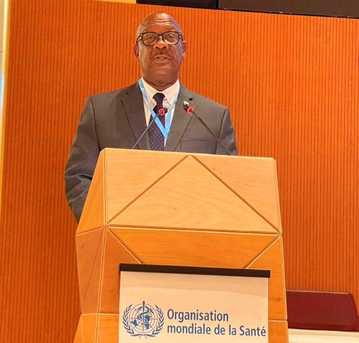 Dr. Austin Demby Highlights Sierra Leone’s Health Achievements at 77th WHA
