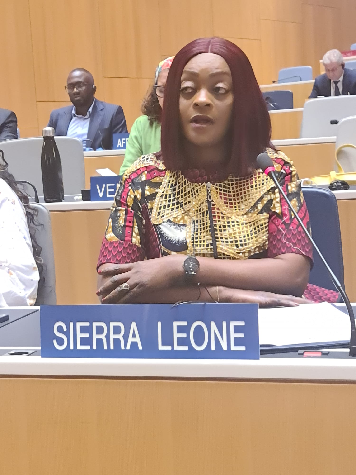 The Administrator and Registrar-General Saptiue Saccoh Highlights Sierra Leone gains at the WIPO Assembly in Geneva