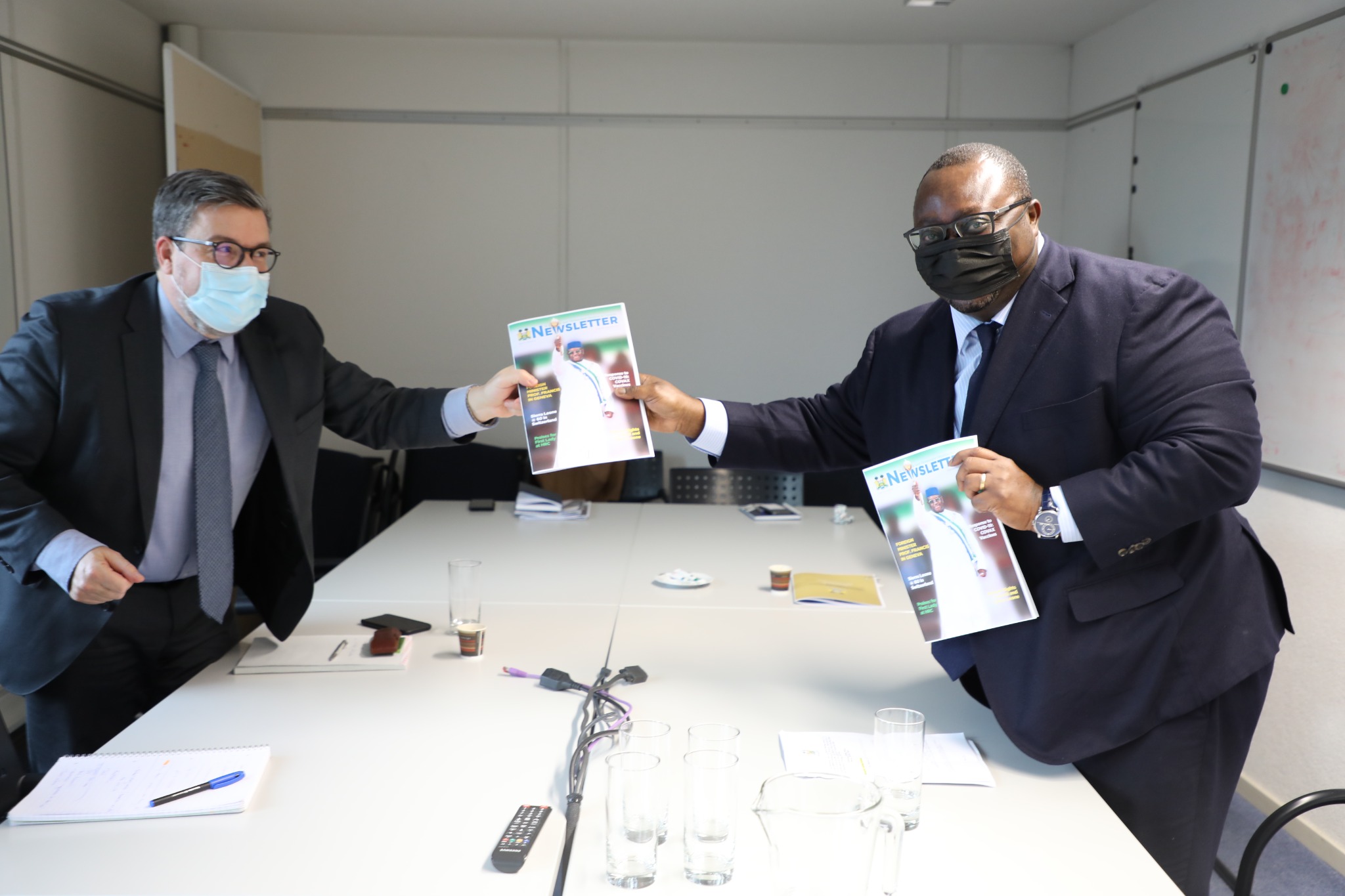 Ambassador Gberie Engages with Swiss Agency for Development and Cooperation SDC, Federal Department of Foreign Affairs FDFA, to Showcase Sierra Leone’s Investment Potentials