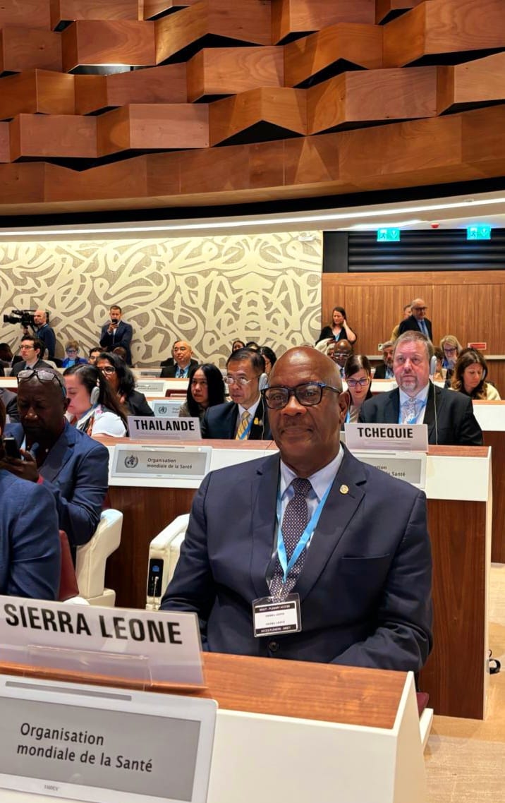 Sierra Leone's Health Minister Participates At The 77 World Health Assembly